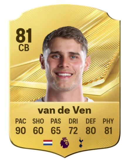 van de Ven 81 Common CB FC 26 card