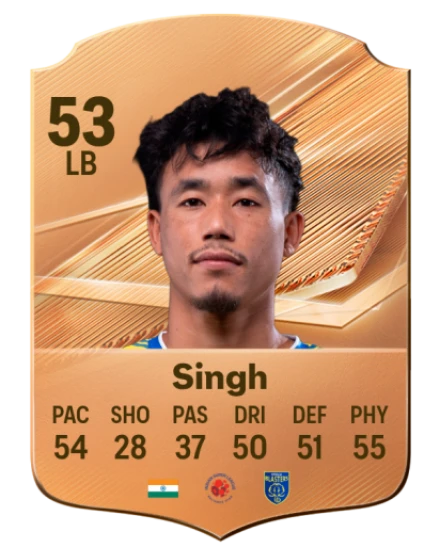 Singh 53 Common LB FC 26 card