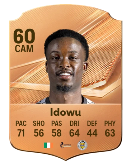 Idowu 60 Bronze CAM FC 27 card