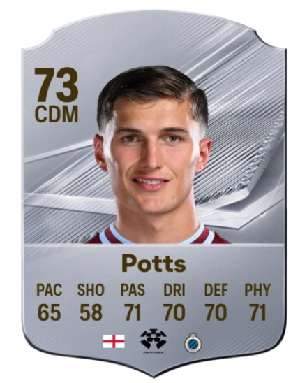 Potts 73 Common CDM FC 26 card