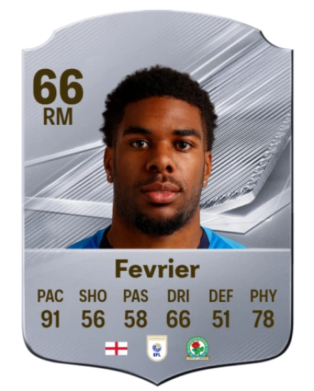 Fevrier 66 Silver RM FC 27 card