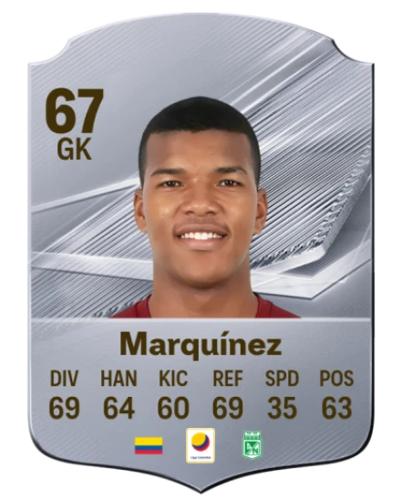Marquínez 67 Silver GK FC 27 card
