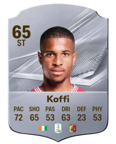 Koffi 65 Silver ST FC 27 card