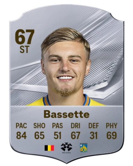 Bassette 67 Silver ST FC 27 card