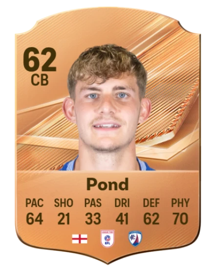 Pond 62 Bronze CB FC 27 card