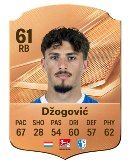 Džogović 61 Bronze RB FC 27 card