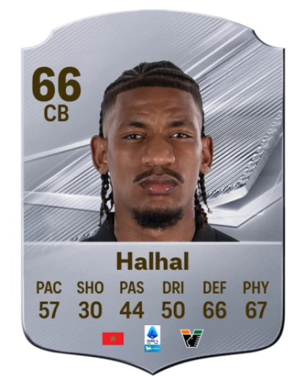 Halhal 66 Silver CB FC 27 card