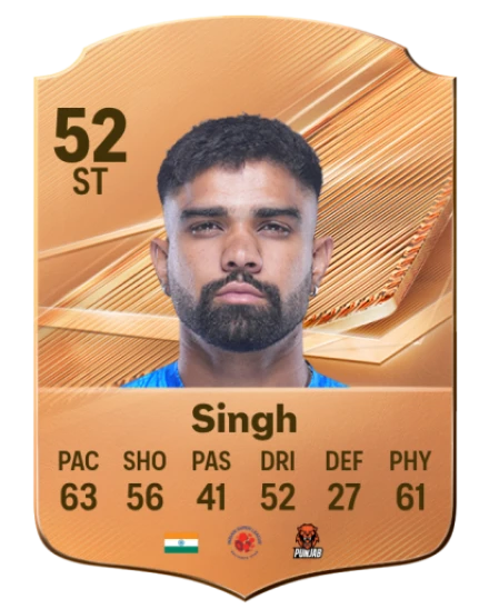 Singh 52 Bronze ST FC 27 card