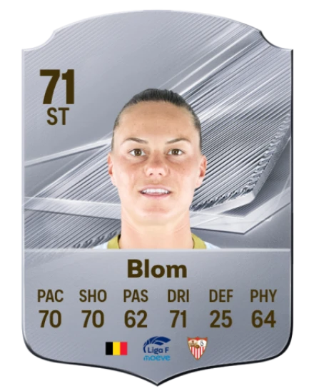 Blom 71 Silver ST FC 27 card
