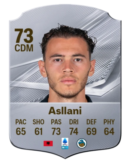 Asllani 73 Silver CDM FC 27 card