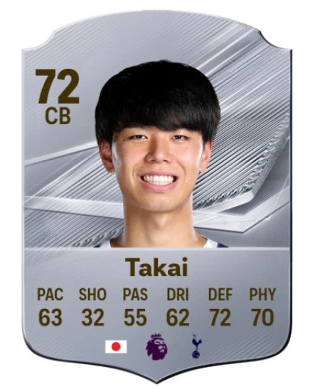 Takai 72 Silver CB FC 27 card