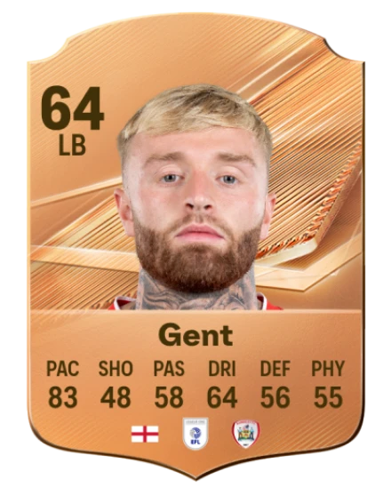 Gent 64 Common LB FC 26 card