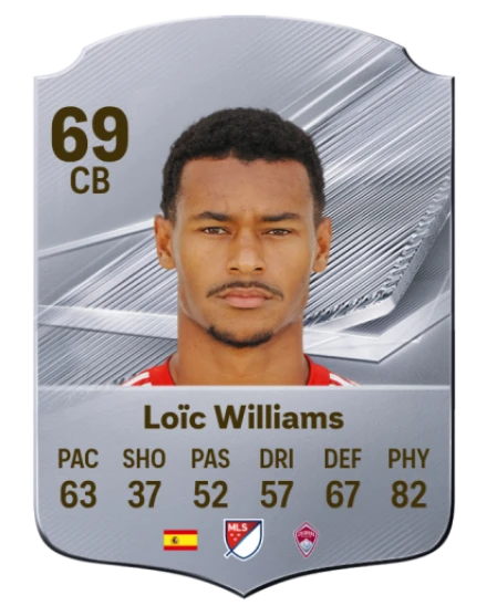Loïc Williams 69 Common CB FC 26 card