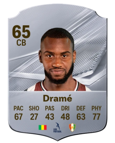 Dramé 65 Silver CB FC 27 card