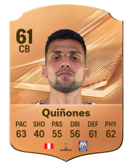 Quiñones 61 Bronze CB FC 27 card