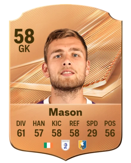 Mason 58 Bronze GK FC 27 card