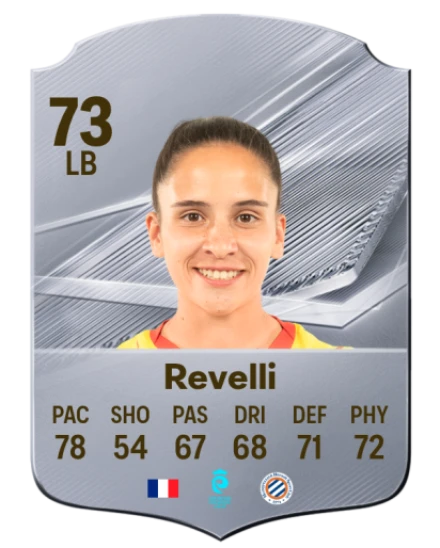 Revelli 73 Common LB FC 26 card