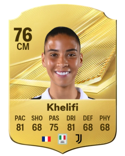 Khelifi 76 Common CM FC 26 card
