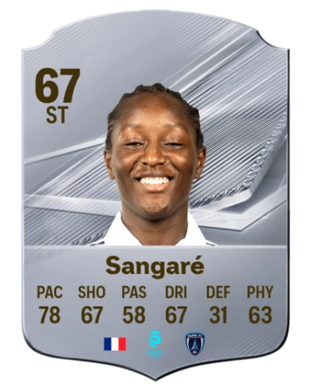 Sangaré 67 Silver ST FC 27 card