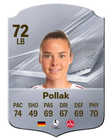 Pollak 72 Common LB FC 26 card