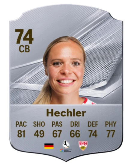 Hechler 74 Common CB FC 26 card