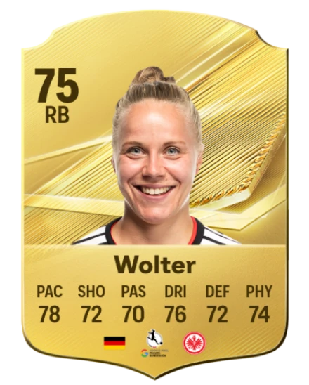 Wolter 75 Common RB FC 26 card