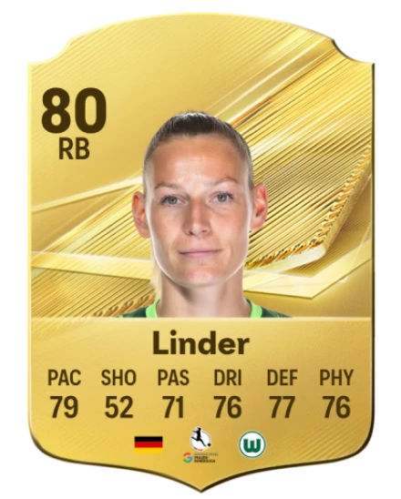 Linder 80 Common RB FC 26 card
