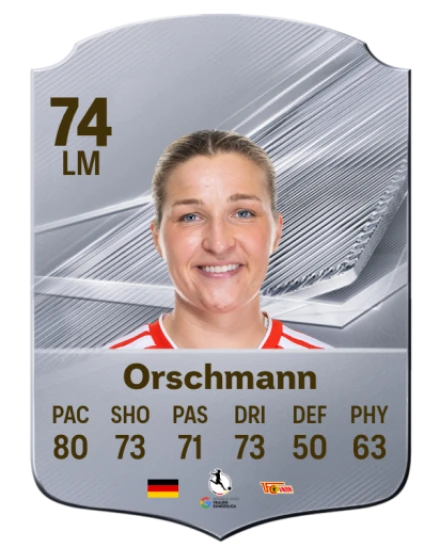 Orschmann 74 Common LM FC 26 card