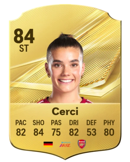 Cerci 84 Gold ST FC 27 card