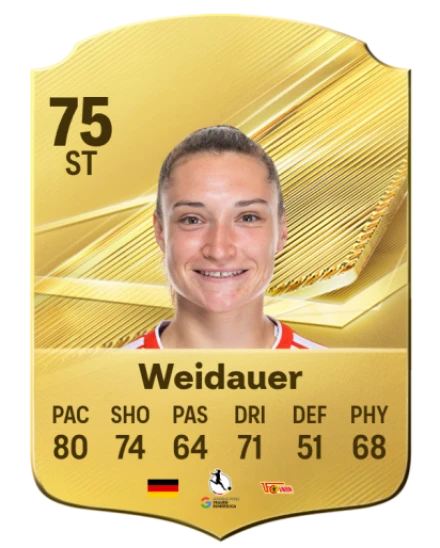 Weidauer 75 Common ST FC 26 card