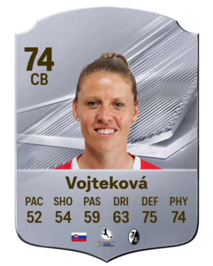 Vojteková 74 Common CB FC 26 card
