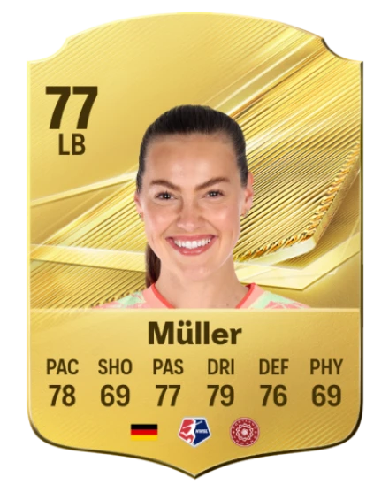 Müller 77 Gold LB FC 27 card