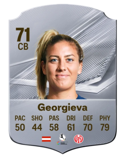 Georgieva 71 Common CB FC 26 card