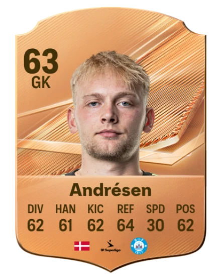 Andrésen 63 Common GK FC 26 card