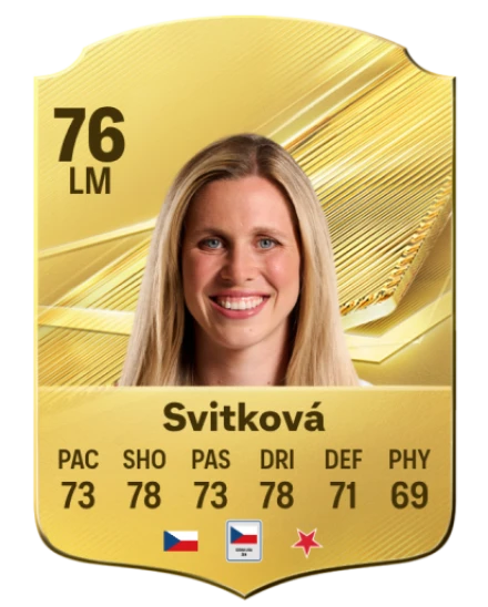 Svitková 76 Common LM FC 26 card