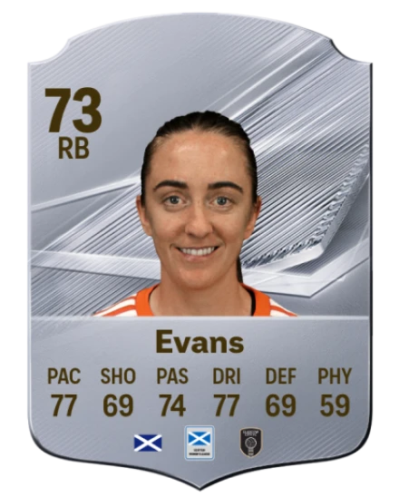 Evans 73 Common RB FC 26 card