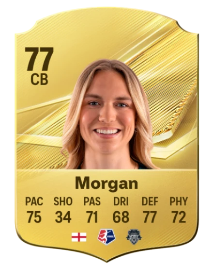 Morgan 77 Gold CB FC 27 card