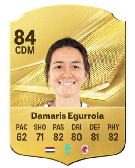 Damaris Egurrola 84 Common CDM FC 26 card