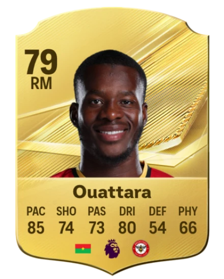 Ouattara 79 Common RM FC 26 card