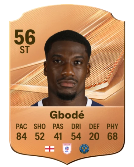 Gbodé 56 Bronze ST FC 27 card