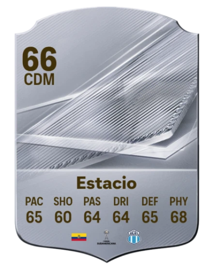 Estacio 66 Rare CDM FC 26 card