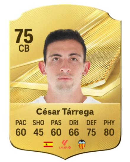 César Tárrega 75 Common CB FC 26 card