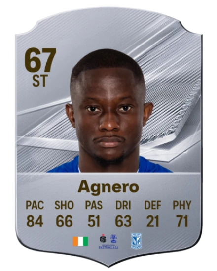 Agnero 67 Silver ST FC 27 card