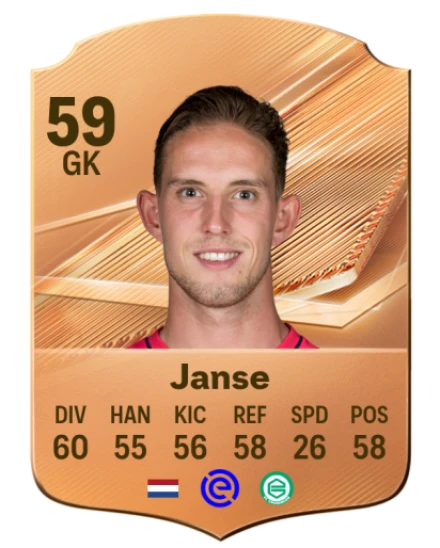 Janse 59 Bronze GK FC 27 card