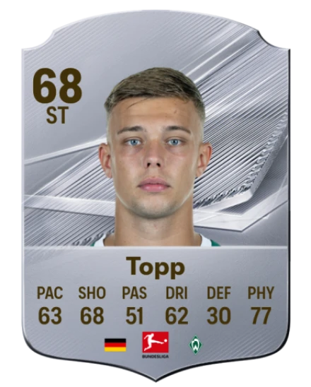 Topp 68 Silver ST FC 27 card