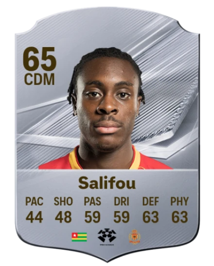 Salifou 65 Silver CDM FC 27 card