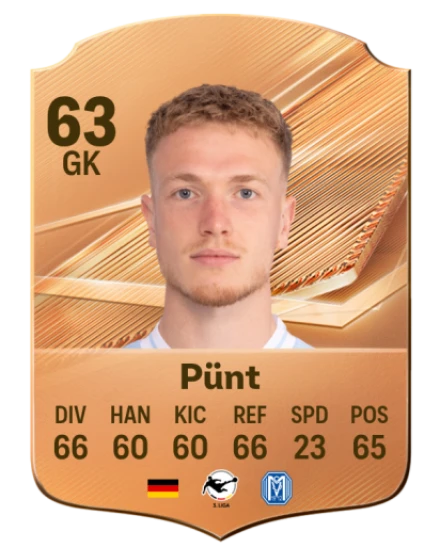 Pünt 63 Common GK FC 26 card