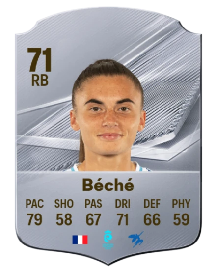 Béché 71 Silver RB FC 27 card