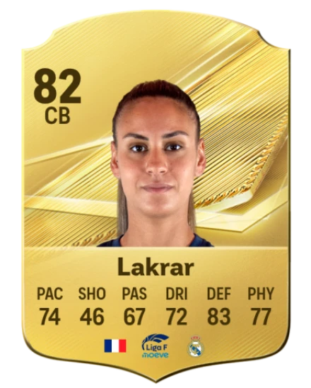 Lakrar 82 Gold CB FC 27 card