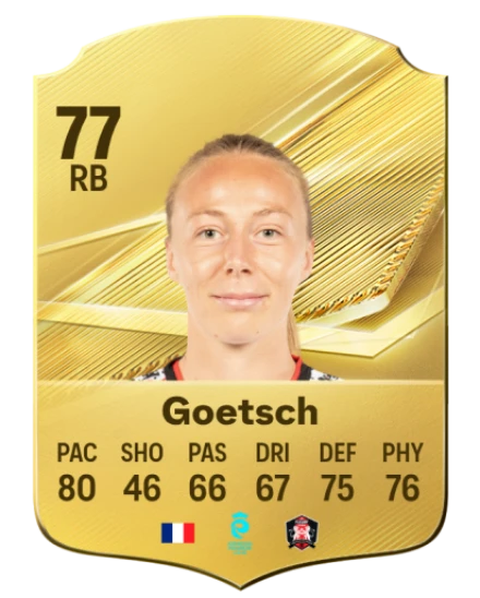 Goetsch 77 Common RB FC 26 card